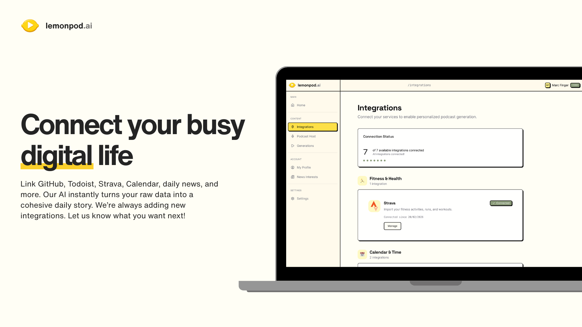 lemonpod.ai screenshot 2