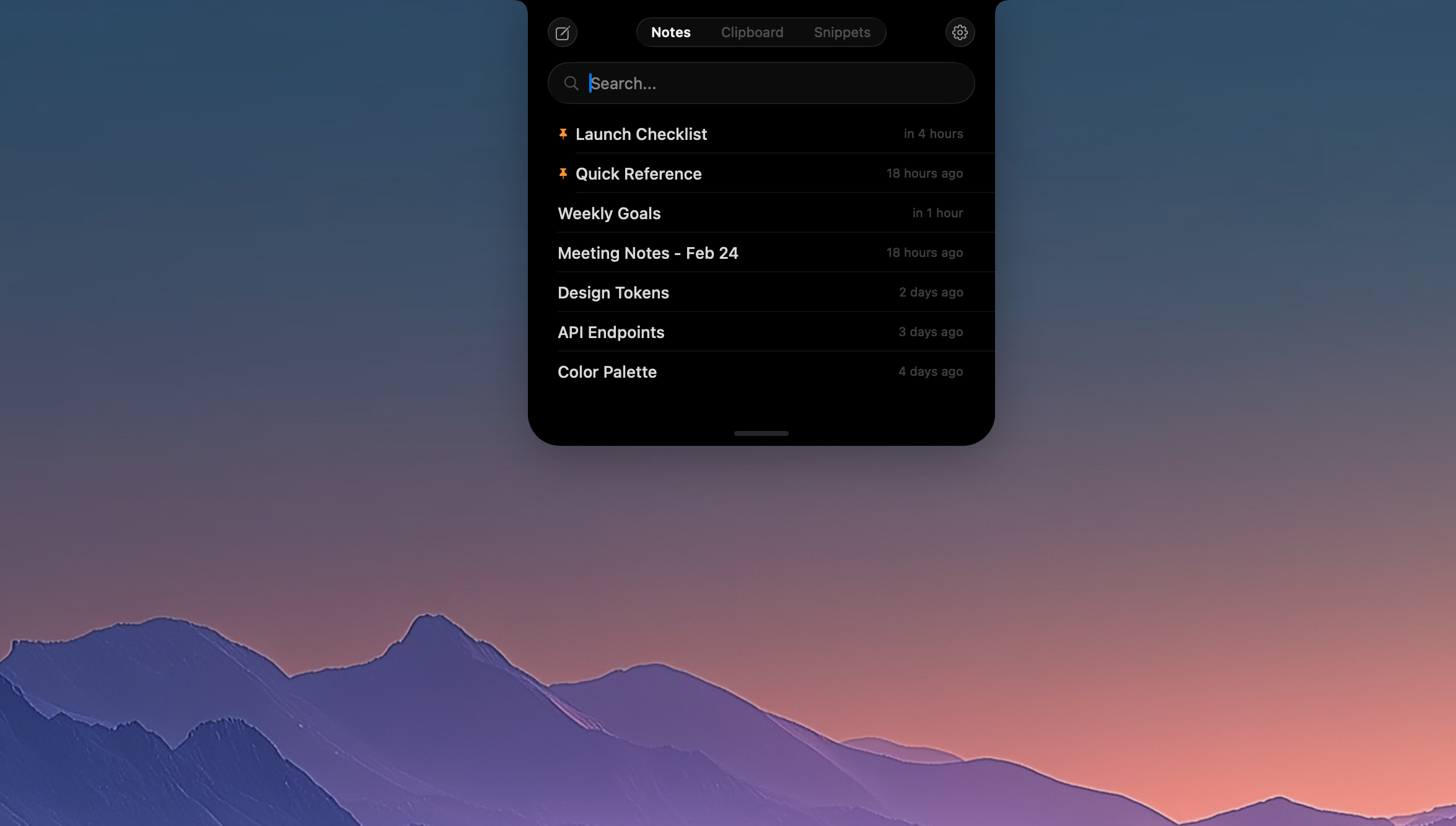 NotchPad screenshot 1