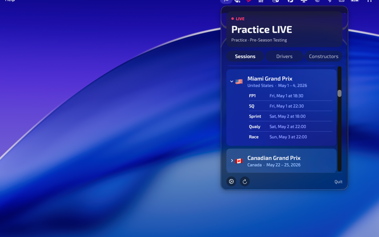 Pitwall F1 대표 미리보기