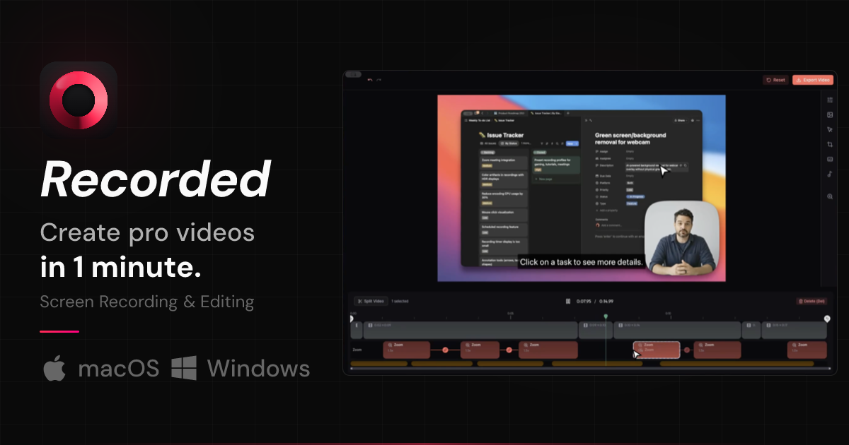Recorded 대표 미리보기