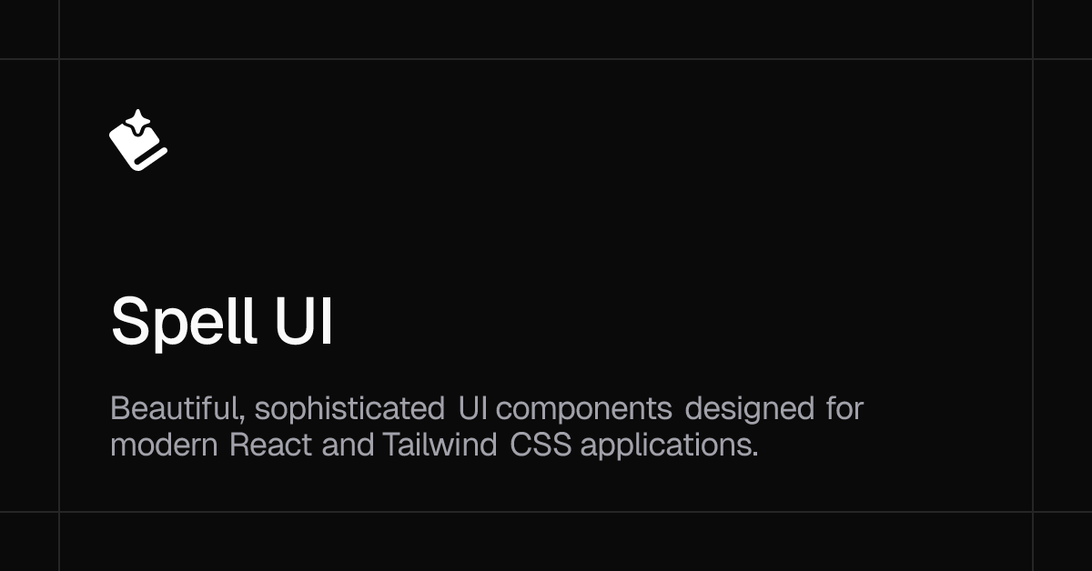 Spell UI 대표 미리보기