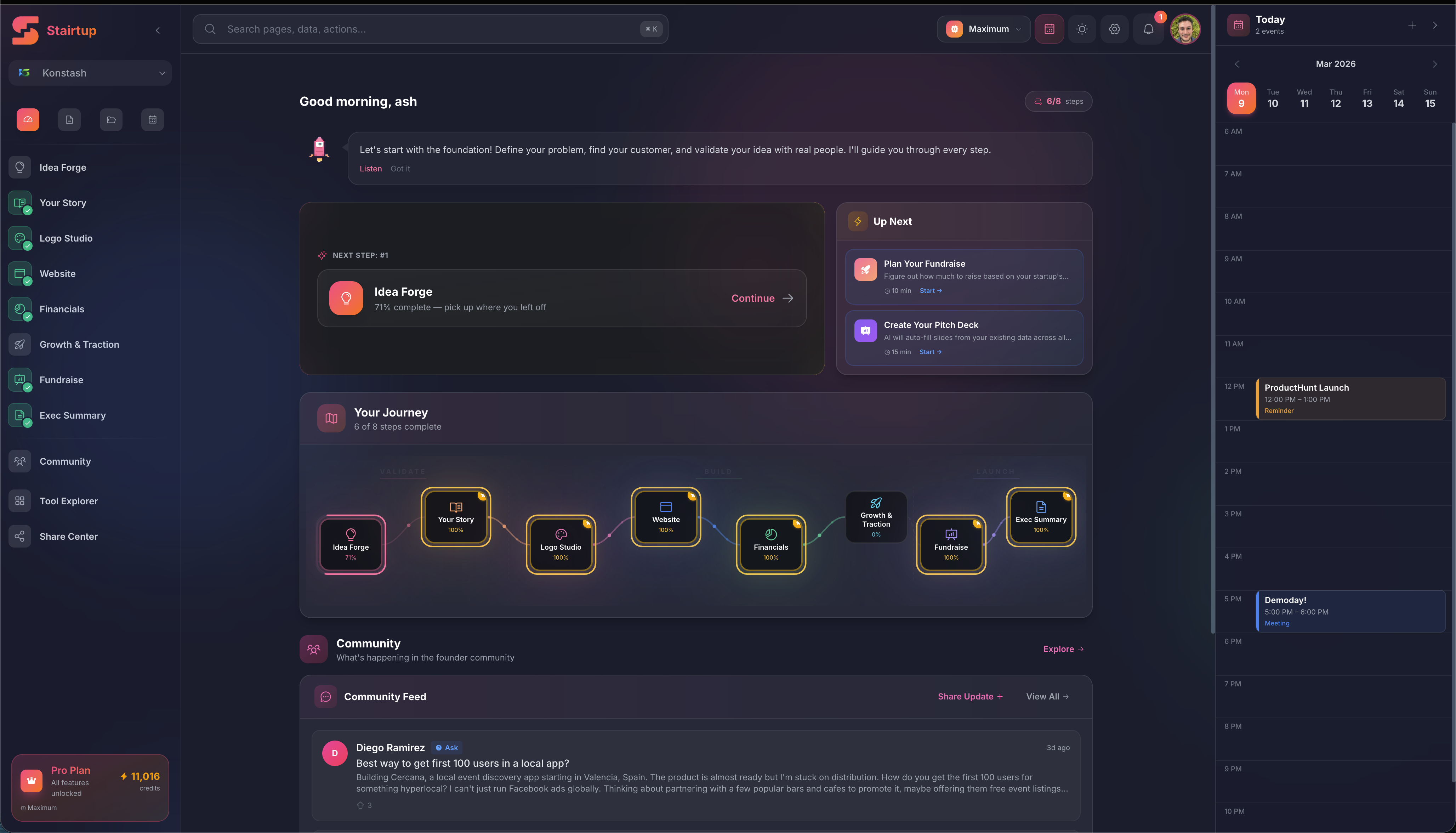 Stairtup 대표 미리보기