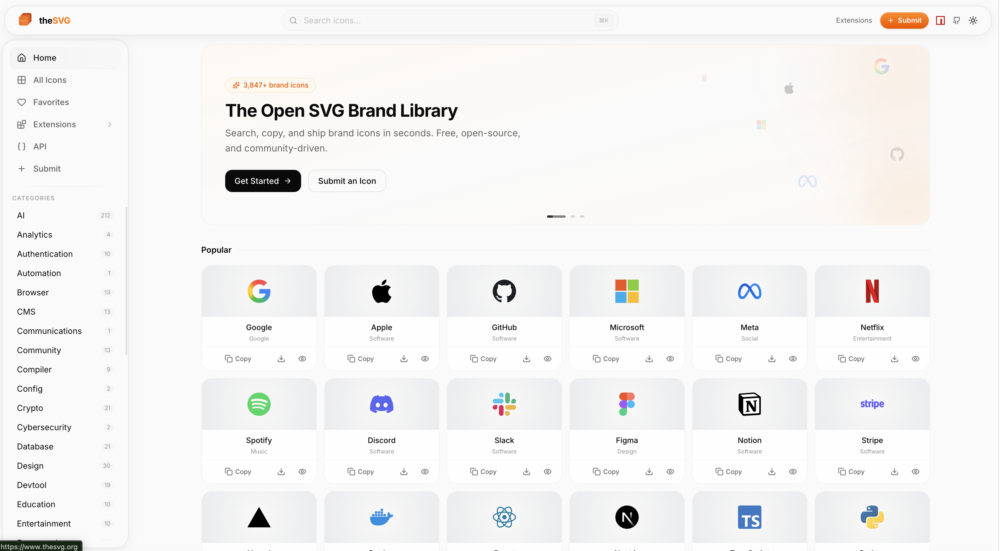 theSVG 대표 미리보기