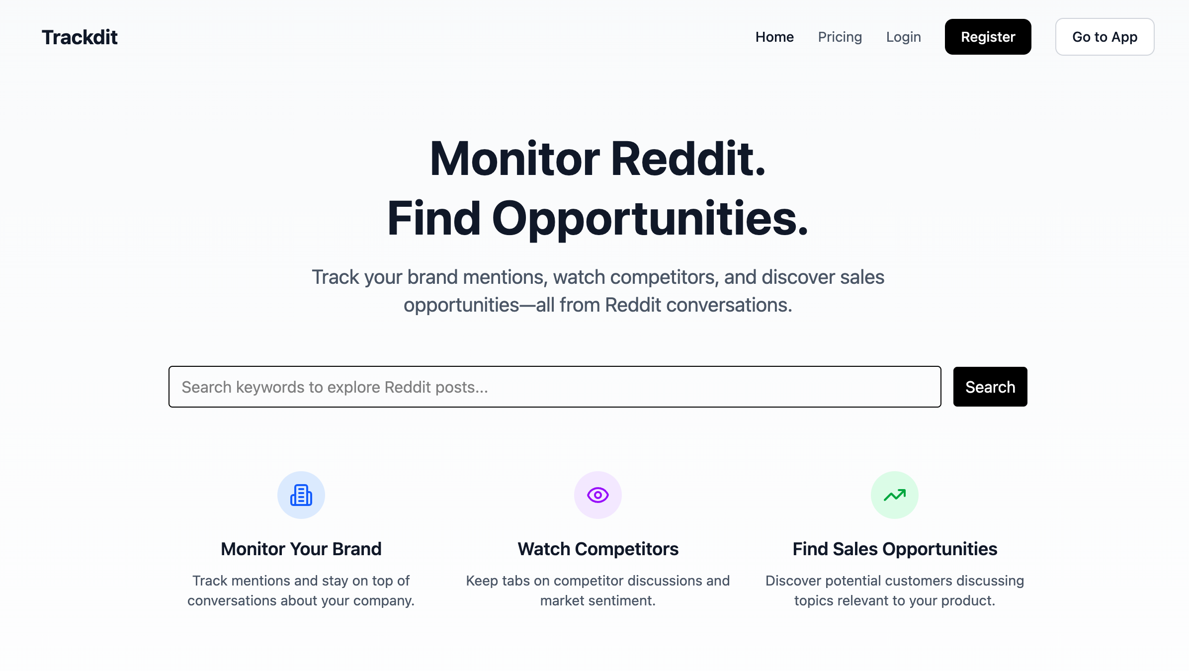 Trackdit 대표 미리보기