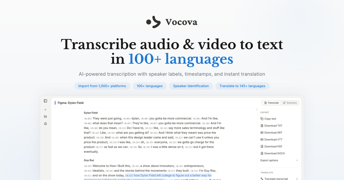 Vocova screenshot 1